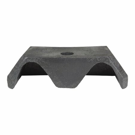 Vestil GUARD RAIL SYSTEM BLACK PLASTIC END CAP GR-H2R-CAP-BK